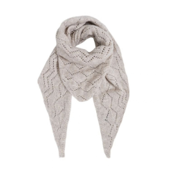 Black Colour Adelina scarf natural - 208449