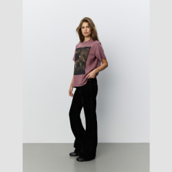 Sofie Schnoor River boxy t-shirt dusty plum - S264235
