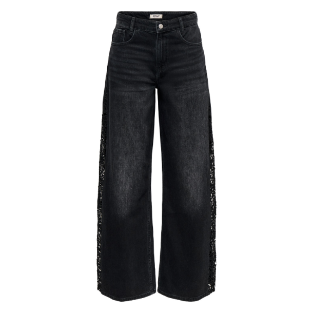 Only Alanis hw wide lace dnm mas washed black - 15384847