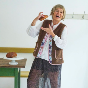 Wauw Astrid vest choclate brown - 10154