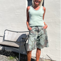 Cabana Living crush shorts beige camo - 60278