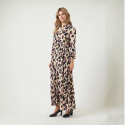Yas Savanna long shirt dress mellow rose liro print - 26022663