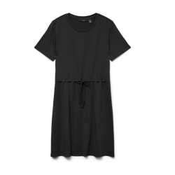 Vero Moda Luna ss short string dress black - 10325626