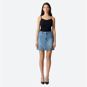 Yas Clio hw denim skirt light blue denim 26039957