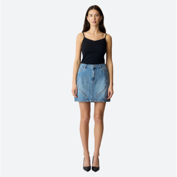 Yas Clio hw denim skirt light blue denim 26039957
