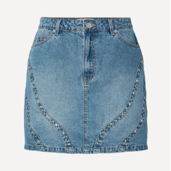 Yas Clio hw denim skirt light blue denim 26039957