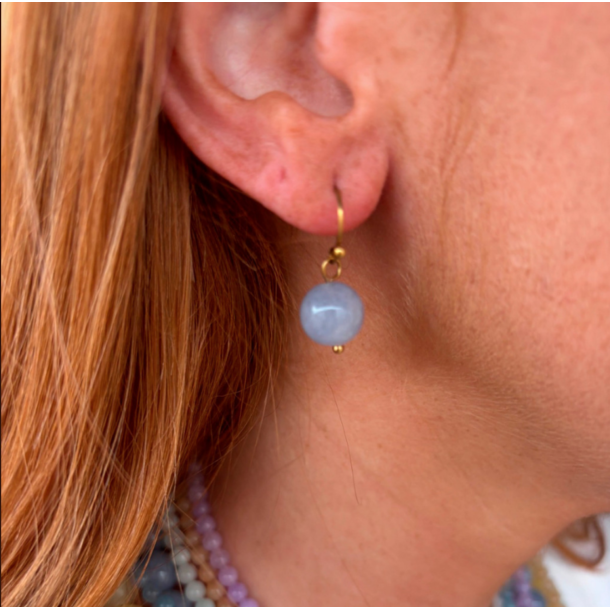  Wolff Jewelry Jusi pearl earring ice blue - 1301
