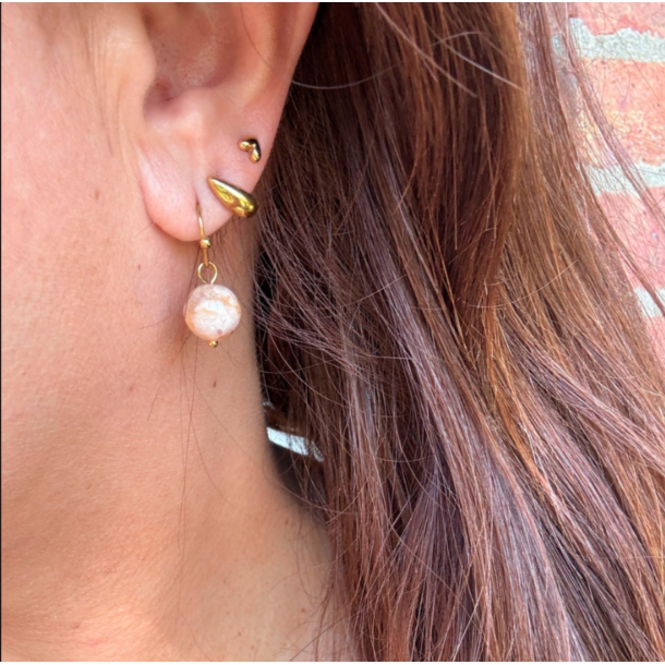 Wolff Jewelry light rose Jusi pearl earring - 1301