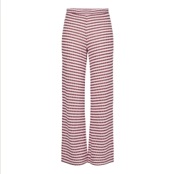 Pieces Jeya hw knit pant pink tulle/port royale - 17163791