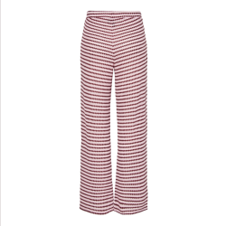 Pieces Jeya hw knit pant pink tulle/port royale - 17163791