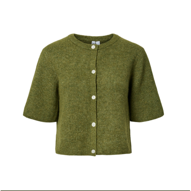 Pieces Silly strik cardigan sphagnum/melange - 17158220