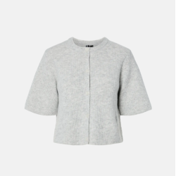 Pieces Silly strik cardigan light grey melange - 17158220