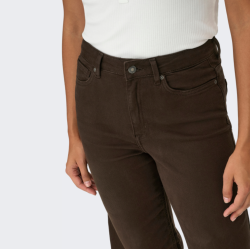 Only Madison blush hw wide dark brown denim  - 15371660