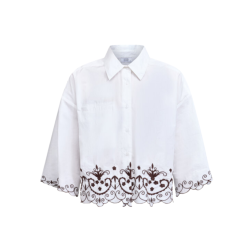 Love &amp; Divine skjorte white/brown - love1546