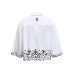 Love &amp; Divine skjorte white/brown - love1546