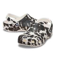 Crocs Classic Pop animal clog Clalk/multi koprint - 214153-OPZ