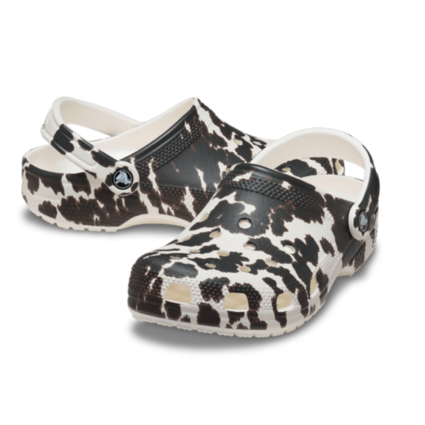 Crocs Classic Pop animal clog Clalk/multi koprint - 214153-OPZ
