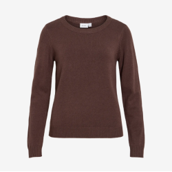 Vila ril coffee bean strik o-hals - 14054177