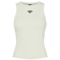 Pieces Mimi sl tank top d2d coconut milk -17145044