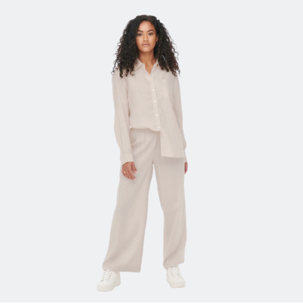 Only Bruxelles hw linen blen pant pnt moonbeam - 15259590