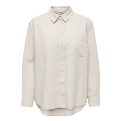 Only Bruxelles l/s lin bl shirt pnt moonbeam 