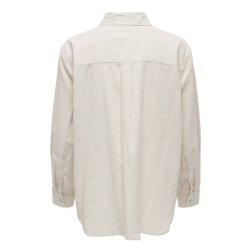 Only Bruxelles l/s lin bl shirt pnt moonbeam 
