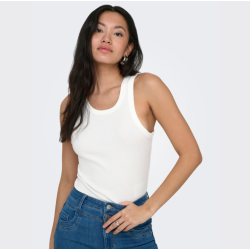 Only Val 2-wat tank top jrs cloud dancer - 15371705