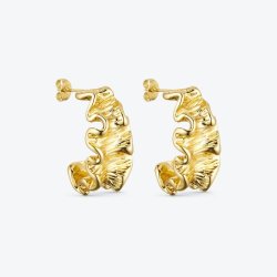 WOLFF JEWELRY RUST HOOPS - 1041