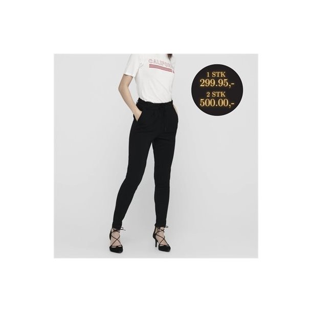 ONLY POPTRASH BUKSER SORT - 15115847