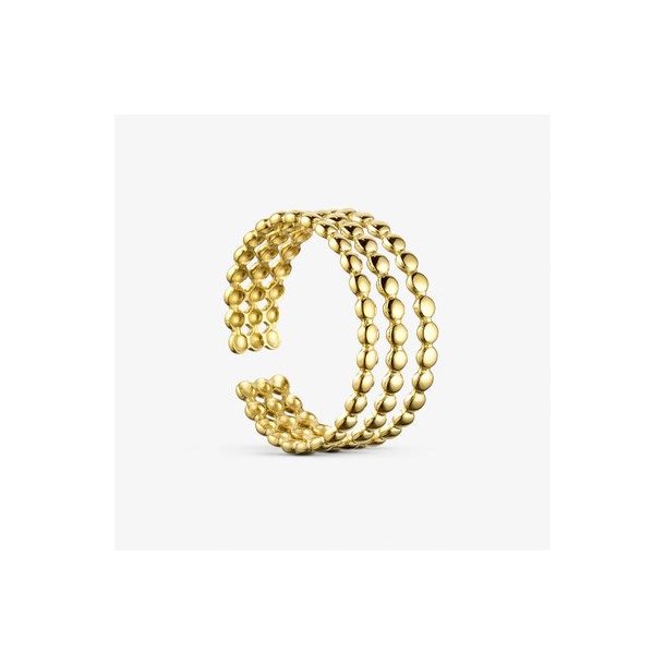 WOLFF JEWELRY MINI BOBLE RING GOLD - 1190