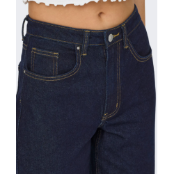 ONLY JUICY DARK BLUE DENIM WIDE RINSE - 15328295