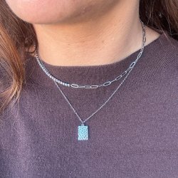 WOLFF JEWELRY TARA NECKLACE SILVER - 1205