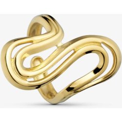 WOLFF JEWELRY ORGANIC WAVE RING � ELEGANT RING MED ORGANISK UDTRYK - 1216