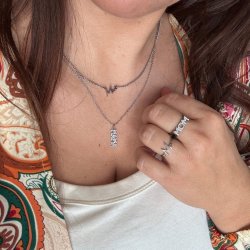 WOLFF JEWELRY MAMA SHINE NECKLACE S/B - 1244