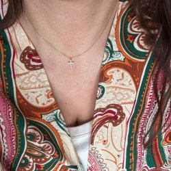 WOLFF JEWELRY CROSSY NECKLACE G/B - 1264