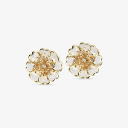 WOLFF JEWELRY BUTTTON COVER BIG FLOWER CLEAR - 1269
