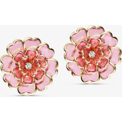 WOLFF JEWLERY BUTTON COVERS BIG FLOWER PINK - 1266