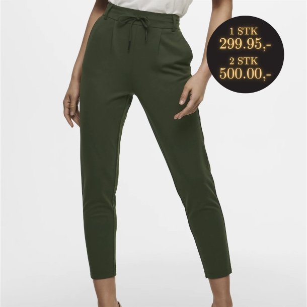 ONLY POPTRASH BUKSER PEAT (ARMYGR�N) - 15115847 
