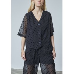 LOVE &amp; DIVINE SKJORTE BLACK DOT - LOVE1418