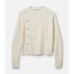 SOFIE SCHNOOR SAISW KNIT STRIK OFF WHITE - S254225