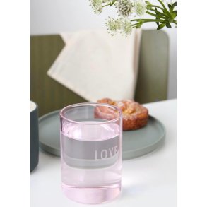 DESIGN LETTERS LOVE GLAS - LYSER�D