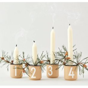 DESIGN LETTERS ADVENT STAGER - BEIGE