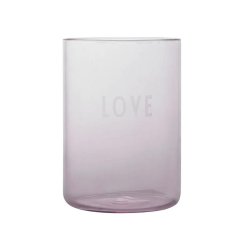 DESIGN LETTERS LOVE GLAS - LYSER�D