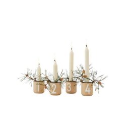 DESIGN LETTERS ADVENT STAGER - BEIGE