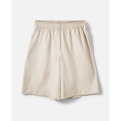 SOFIE SCHNOOR BLAIRSW STRIPED BERMUDA SHORTS WHITE/BLACK STRIPE - S262291