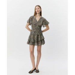SOFIE SCHNOOR LIVIASW PRINTED SKIRT BORDEUX MIX PAISLEY - S262401