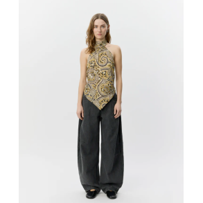 SOFIE SCHNOOR RAESW PAISLEY PRINTED HALTERNECK TOP - S262406
