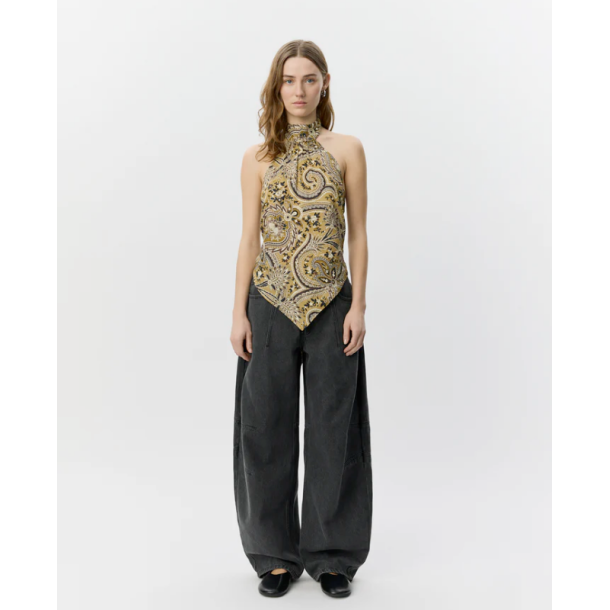 SOFIE SCHNOOR RAESW PAISLEY PRINTED HALTERNECK TOP - S262406