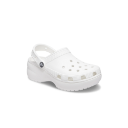 CROCS CLASSIC PLATFORM WHITE CLOG 100 - 206750