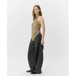 SOFIE SCHNOOR RAESW PAISLEY PRINTED HALTERNECK TOP - S262406